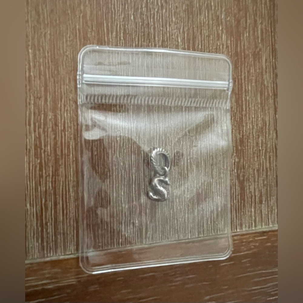 Brighton Silver Plated Lower Case “s” Alphabet Charm Retired
